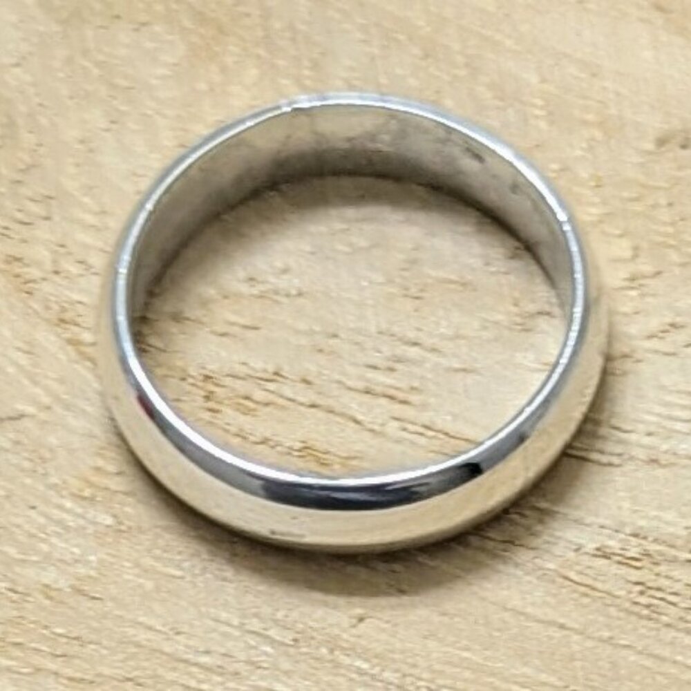 🆕.925 STERLING SILVER BAND RING - MEN